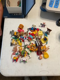 lot of 1980's mcdonald's kids meal toys