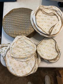 lot of china set carrying and protector cases