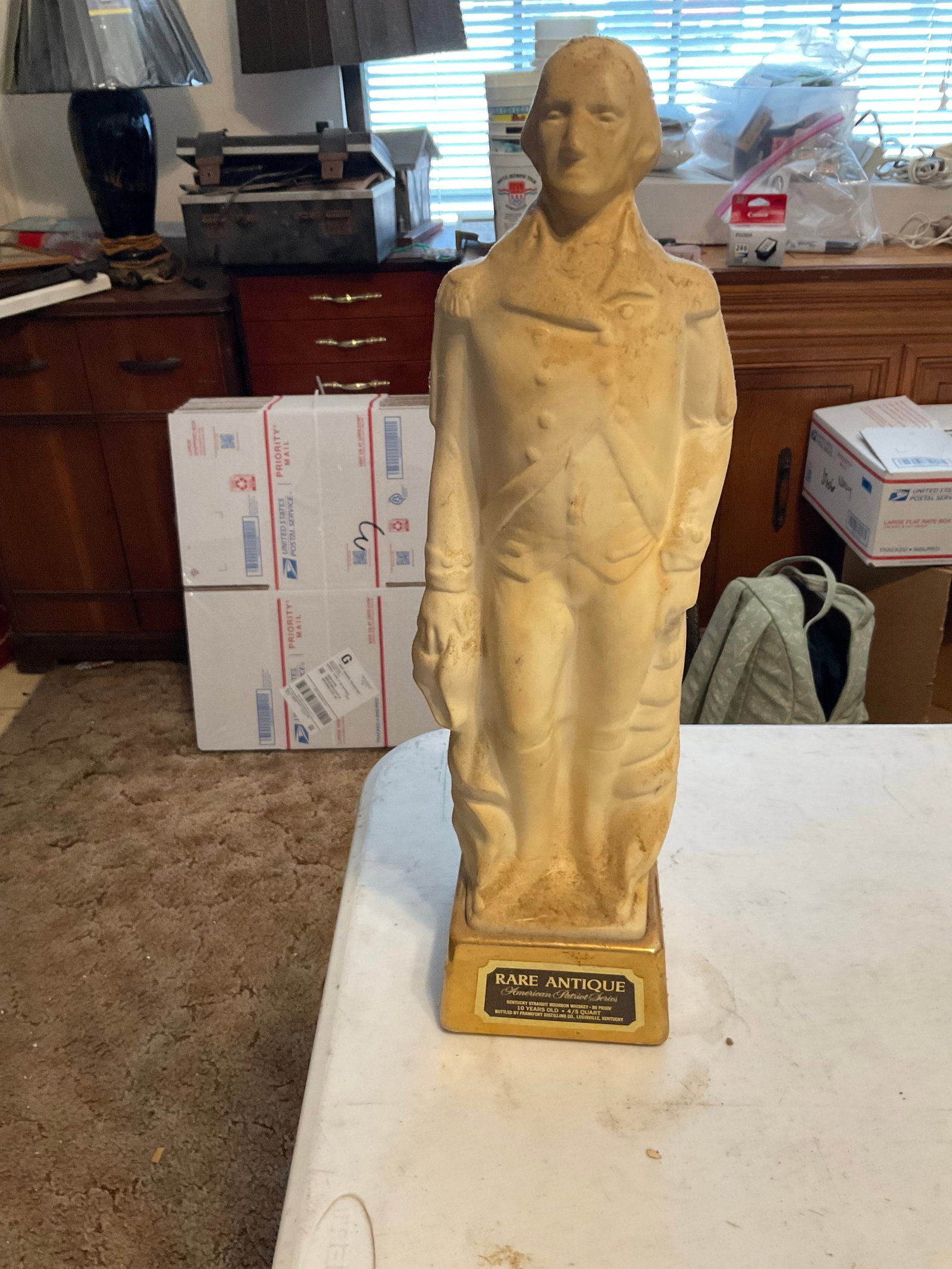 Rare Quite Bourbon Decanter Empty: Rare Quite Bourbon Decanter Empty