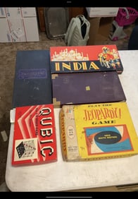 lot of vintage board games