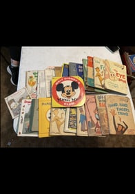 lot of vintage children's books