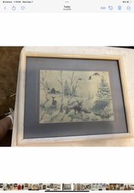 Framed Signed Artwork 15x12
