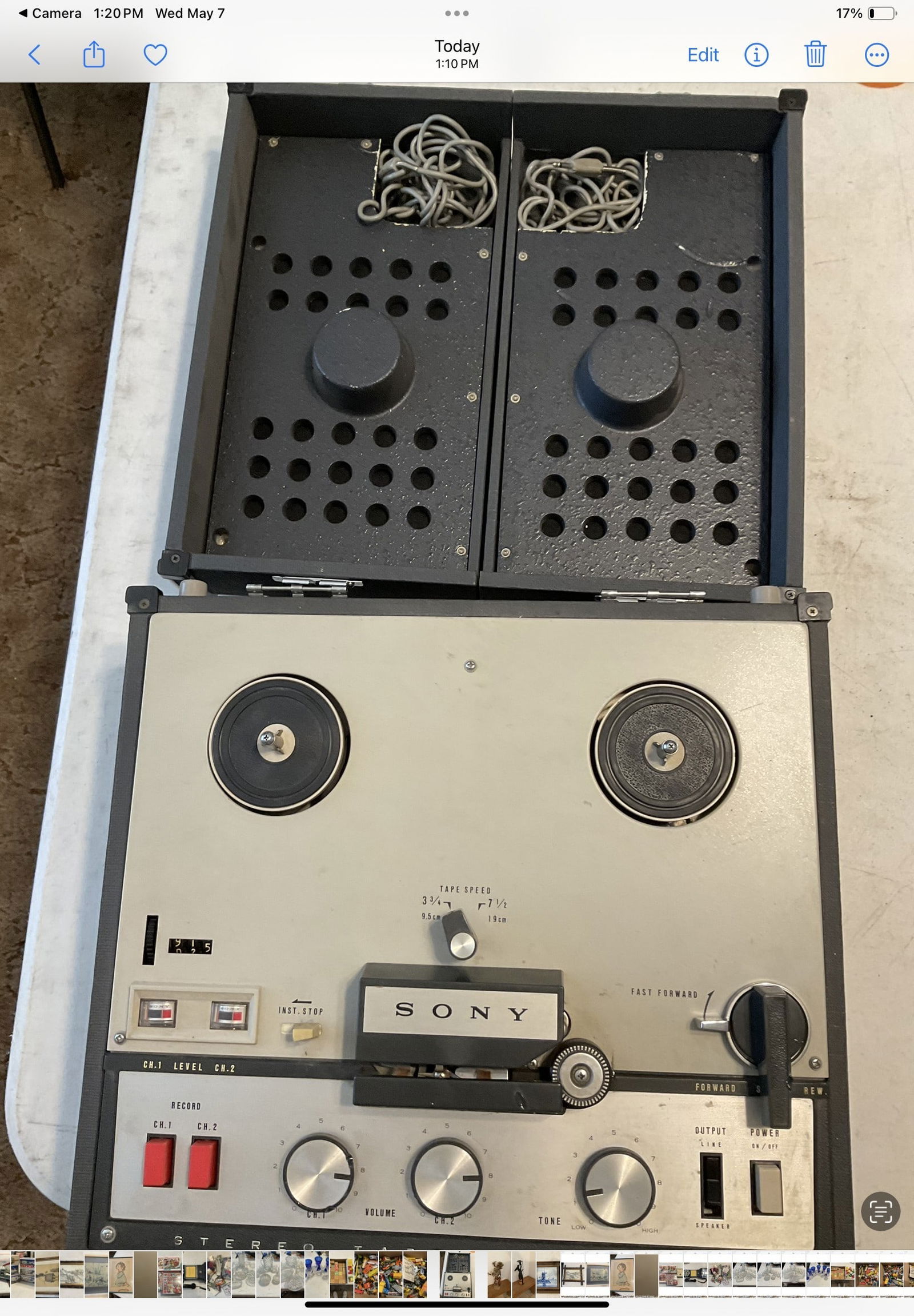 Sony Stereo TapeCorder TC-2000 (1 of 1)
