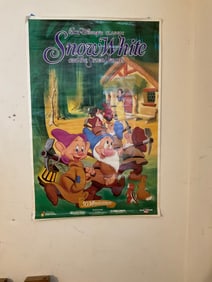 Walt Disney Snow White and the 7 Dwarfs 50th Anniversary Movie Poster