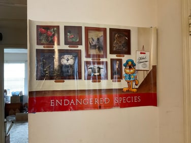 1978 Endangered Species with Garfield Poster 36x24