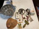 lot of cast iron items and more