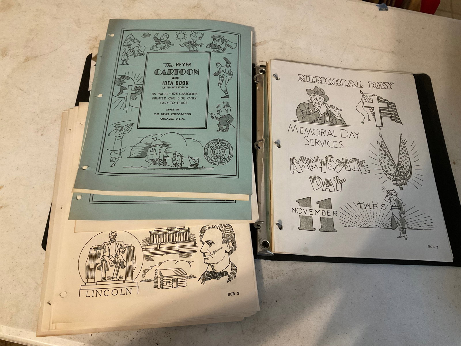 Early cartoon and idea book: Early cartoon and idea book