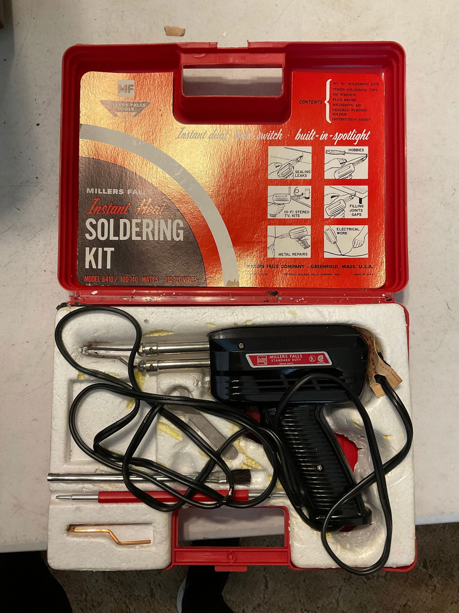 Miller Falls Soldering Kit in the Case (1 of 1)