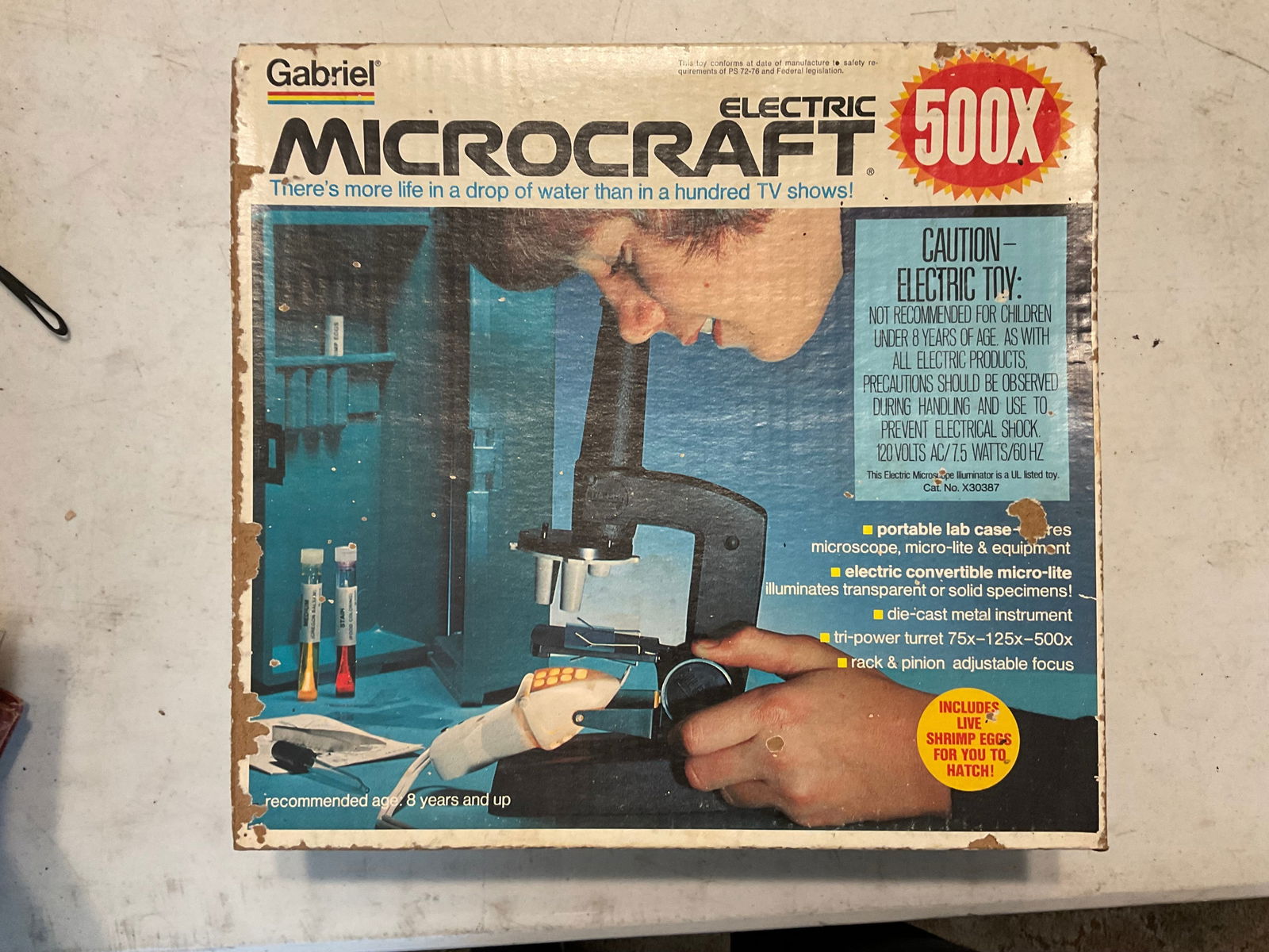 Gabriel Electric Microcraft 500X Microscope in the Box (1 of 1)