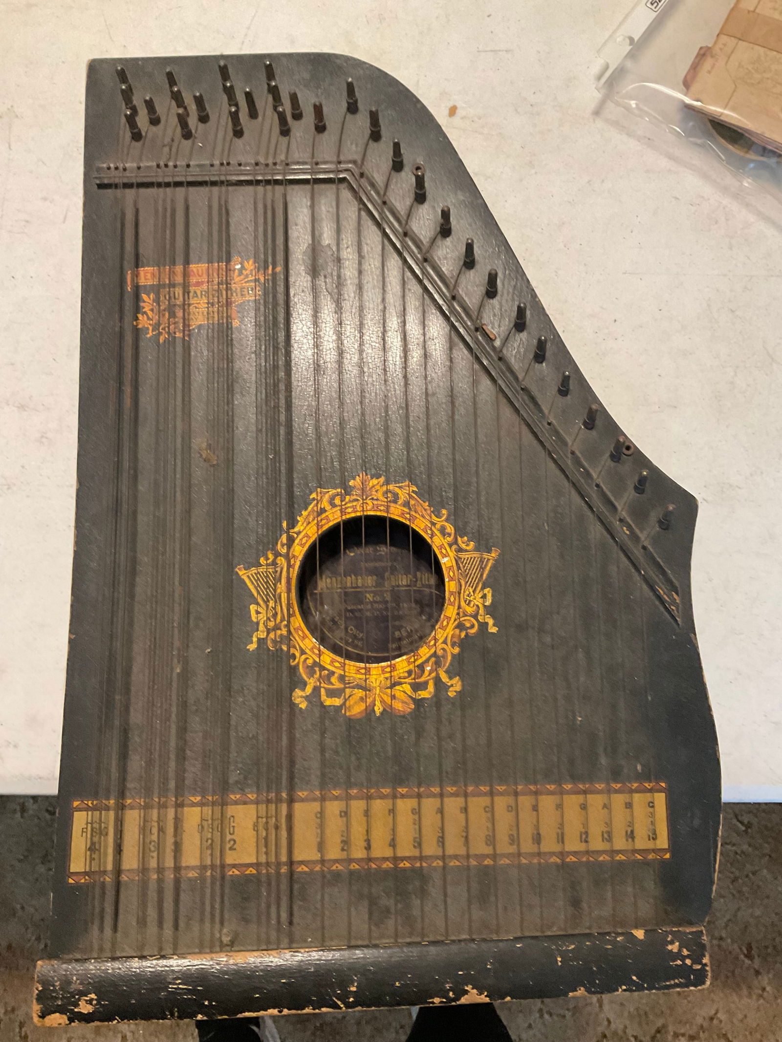 menzenhauer guitar- zither no. 2 instrument: menzenhauer guitar- zither no. 2 instrument