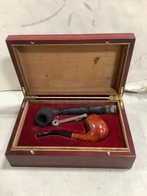 Aldo Velani case with handmade wooden pipe