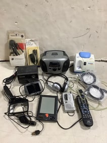 Vintage electronics lot (Panasonic, Garmin, Koss, and more)