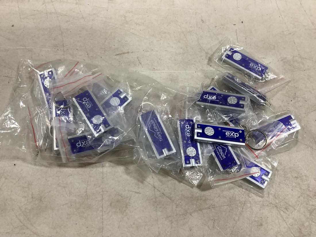 Lot of branded mini flashlight keychains(new): Lot of branded mini flashlight keychains(new)