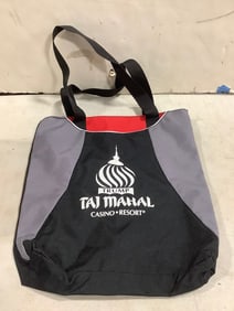 Vintage Trump taj mahal casino resort tote bag