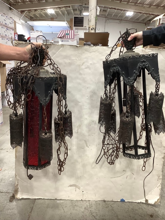 MCM hanging lights(27in.long) (1 of 1)