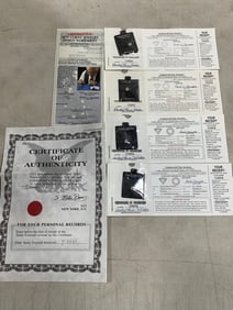 Lindenwold's fine jewelers cubic zirconia diamond simulant ccertificates with jewelry