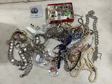 Costume jewelry(earrings, bracelets, necklaces, and more)