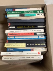 Vintage recording tape(Sony, Shamrock, Scotch, and more)