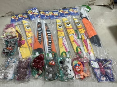 McDonald's kites and Happy meal toys