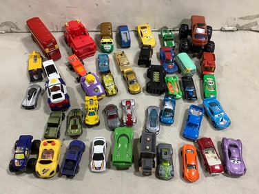 Various toy cars(HotWheels, Disney/Pixar, and more)
