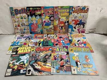 Various comics(Archie, Jughead, The Amazing Spiderman, and more)