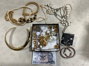 Costume jewelry(necklaces, earrings, and more)