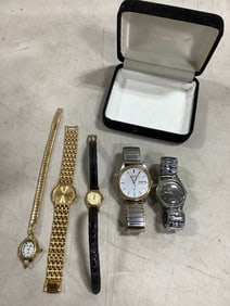 Watches(Seiko, ESQ, Waltham, and more-some sterling)