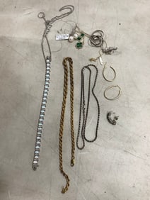 Costume jewelry(some sterling)