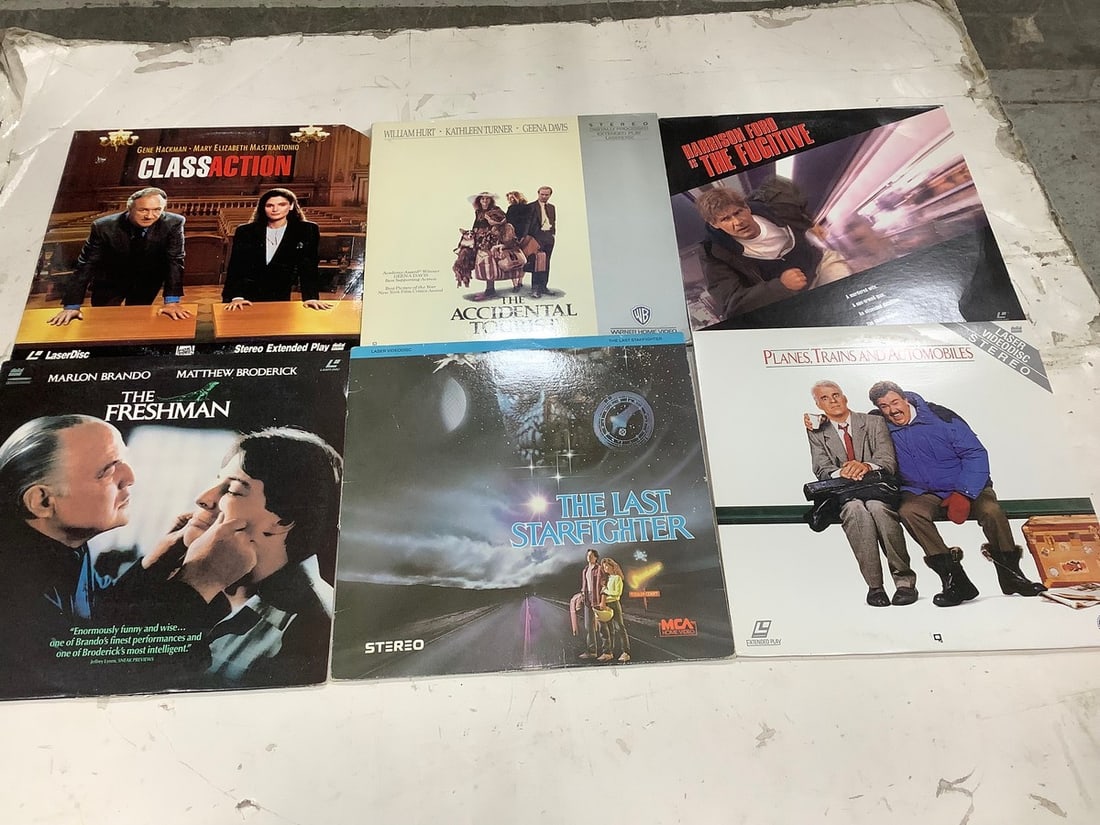 Various Laserdiscs(The Last Starfighter, The Freshman, The Accidental Tourist, Class Action, and (1 of 1)