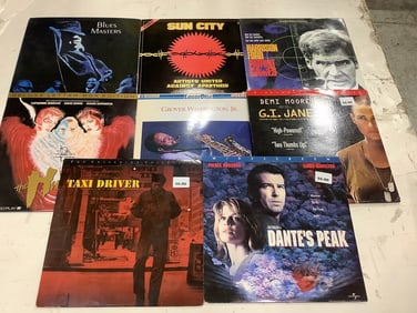 Various Laserdiscs(Dante's Peak, Sun City, Blues Masters, and more)
