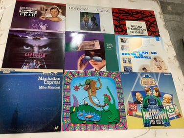 Various Laserdiscs(The Last Temptation of Christ, Cape Fear, and more)