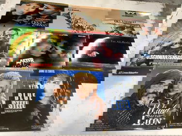 Various laserdiscs(For all Mankind, Blue Steel, Oklahoma, and more)