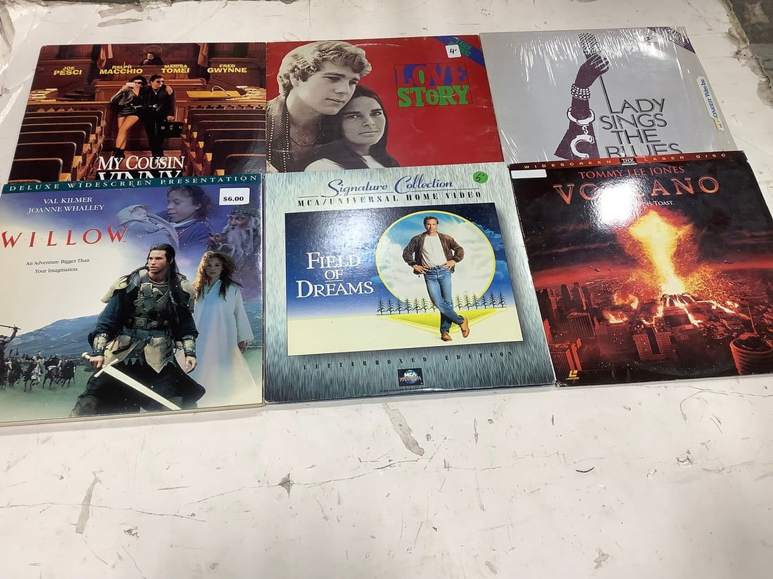 Various laserdiscs(My Cousin Vinny, Love Story, Willow, and more): Various laserdiscs(My Cousin Vinny, Love Story, Willow, and more)