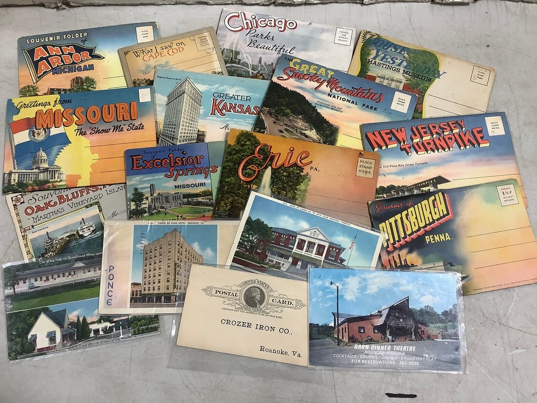 Various postcards: Various postcards