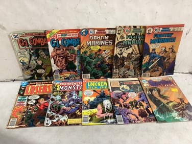 Various comics(Fightin Marines, Unknown Soldiers, and more)