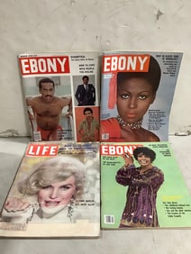 Ebony and Life magazines