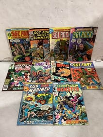 Various comics(Frankenstein Monster, SubMariner, Sgt Rock, and more)