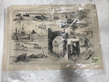 1889 Michigan Mackinac printout(double sided)