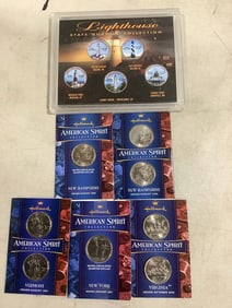 Collectible coins(VA, NH, VT, and more)