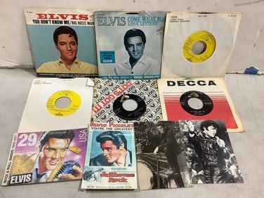 Vintage Elvis 45's and more