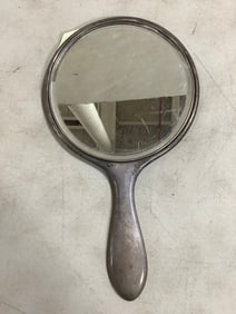 Sterling handheld mirror