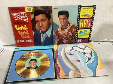 Vintage records(mostly Elvis)