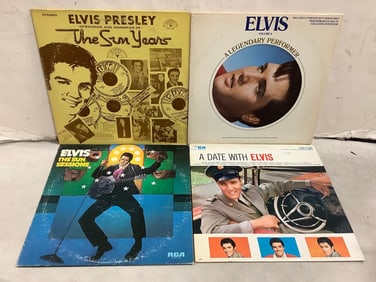 Vintage Elvis records