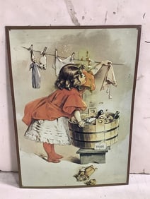 Tin wall decor(12in.x17in.)