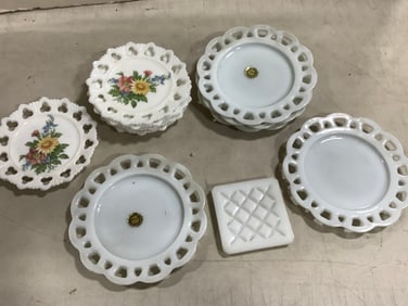 Opaque plates(8in.across)