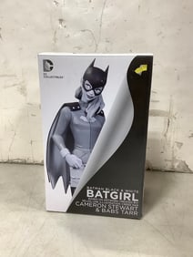 Batman black and white DC collectible figure(brand new in box-7.25in.tall)