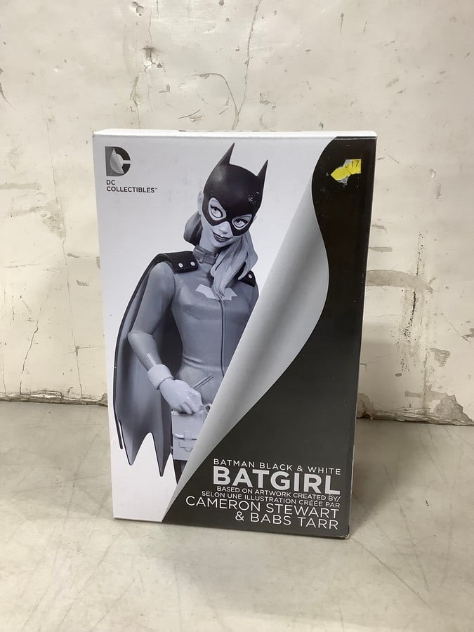 Batman black and white DC collectible figure(brand new in  box-7.25in.tall) (1 of 1)