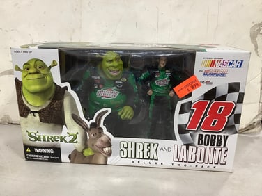 Shrek and Bobby Labone deluxe two pack action figures(brand new in box)
