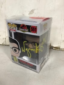 Dennis Nedry signed Funko pop figure(brand new in box)