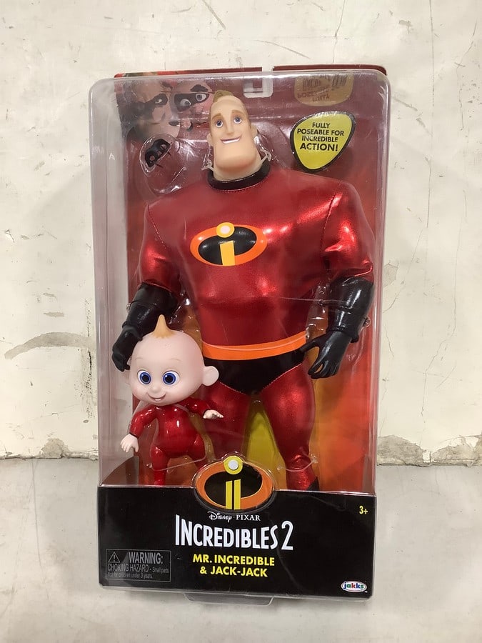 Incredibles 2 Mr. Incredible & Jack Jack action figures(new in box) (1 of 1)